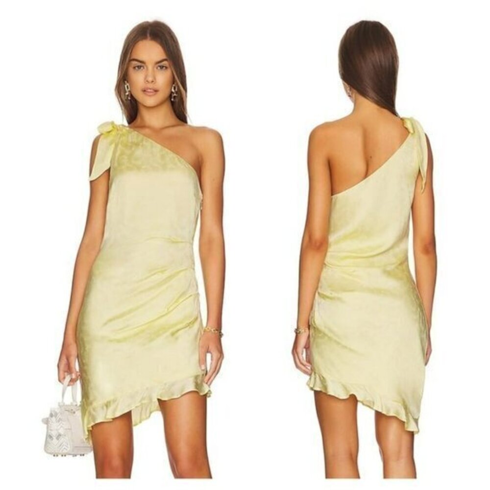 MAJORELLE Martina Mini Dress - Lemon Meringue